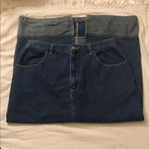 Strait Jean Skirt